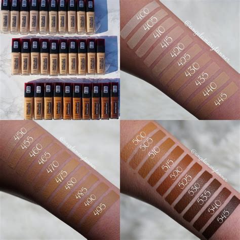 infallible fresh wear foundation shades